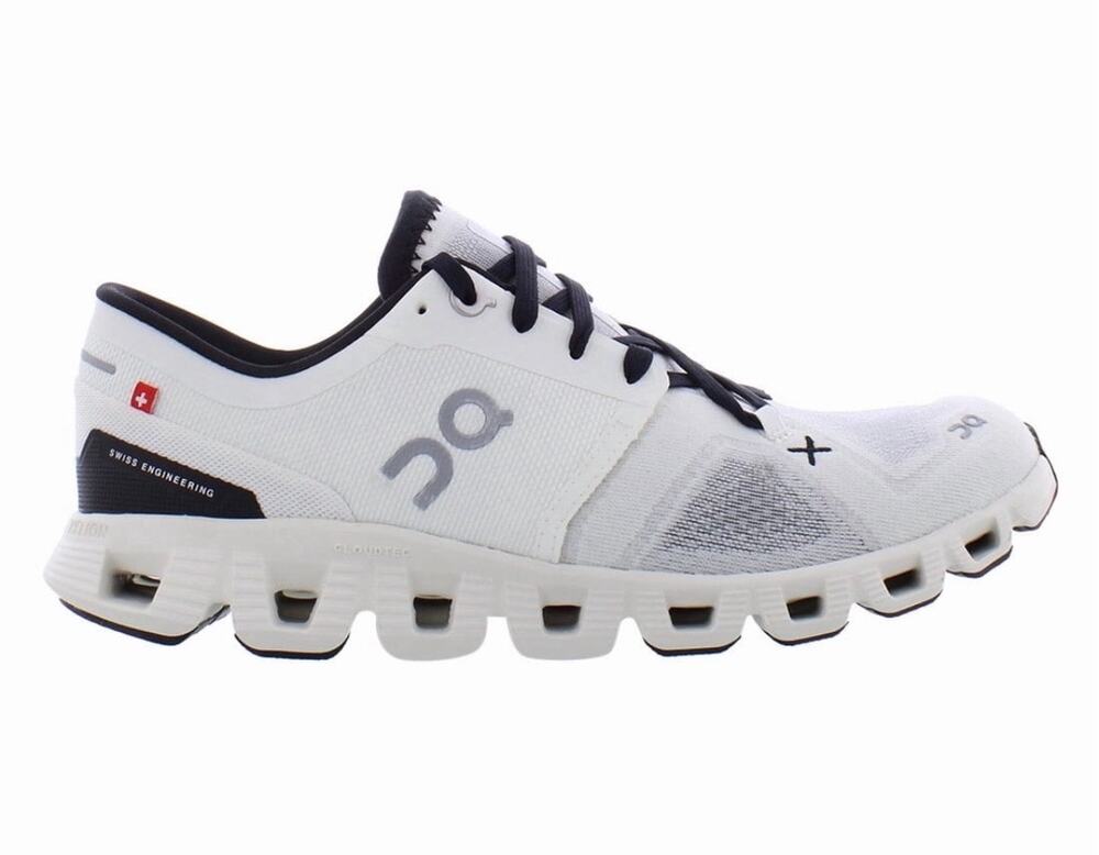 Men’s On Cloud X 3 Black and White Running Training Sneaker Shoes